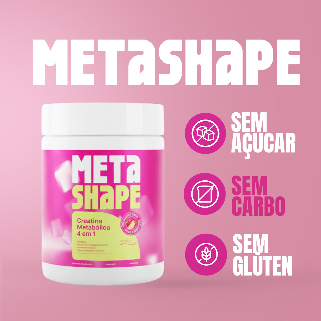 2x Creatina Metabólica 4 em 1 Metashape